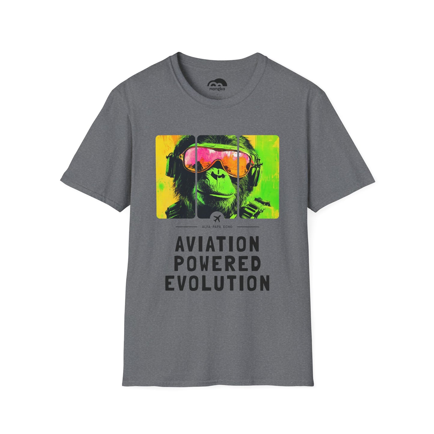 Aviation Powered Evolution - Flying Monkey T-Shirt