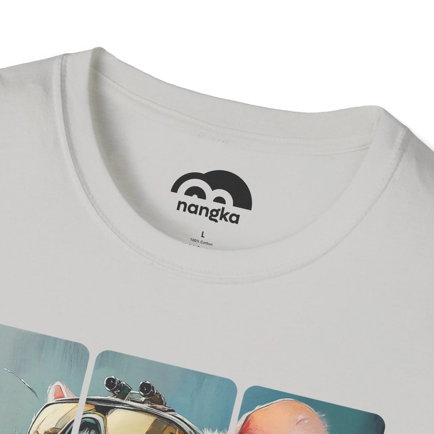 Rapidly Ascending Tail - Runway Rodent T-Shirt Ice Grey Collar