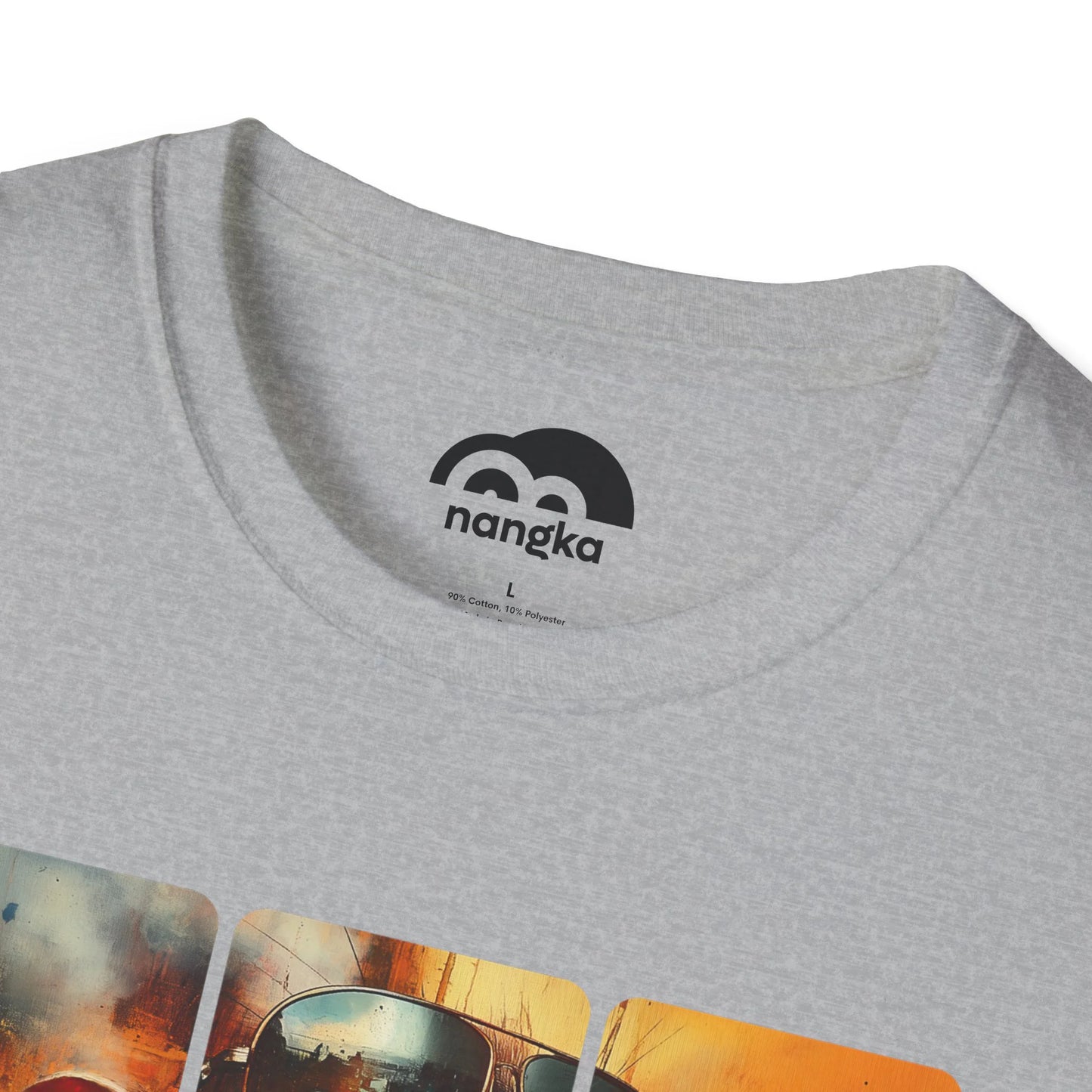 Retired at Transit - Runway Rodent T-Shirt Sport Grey Collar