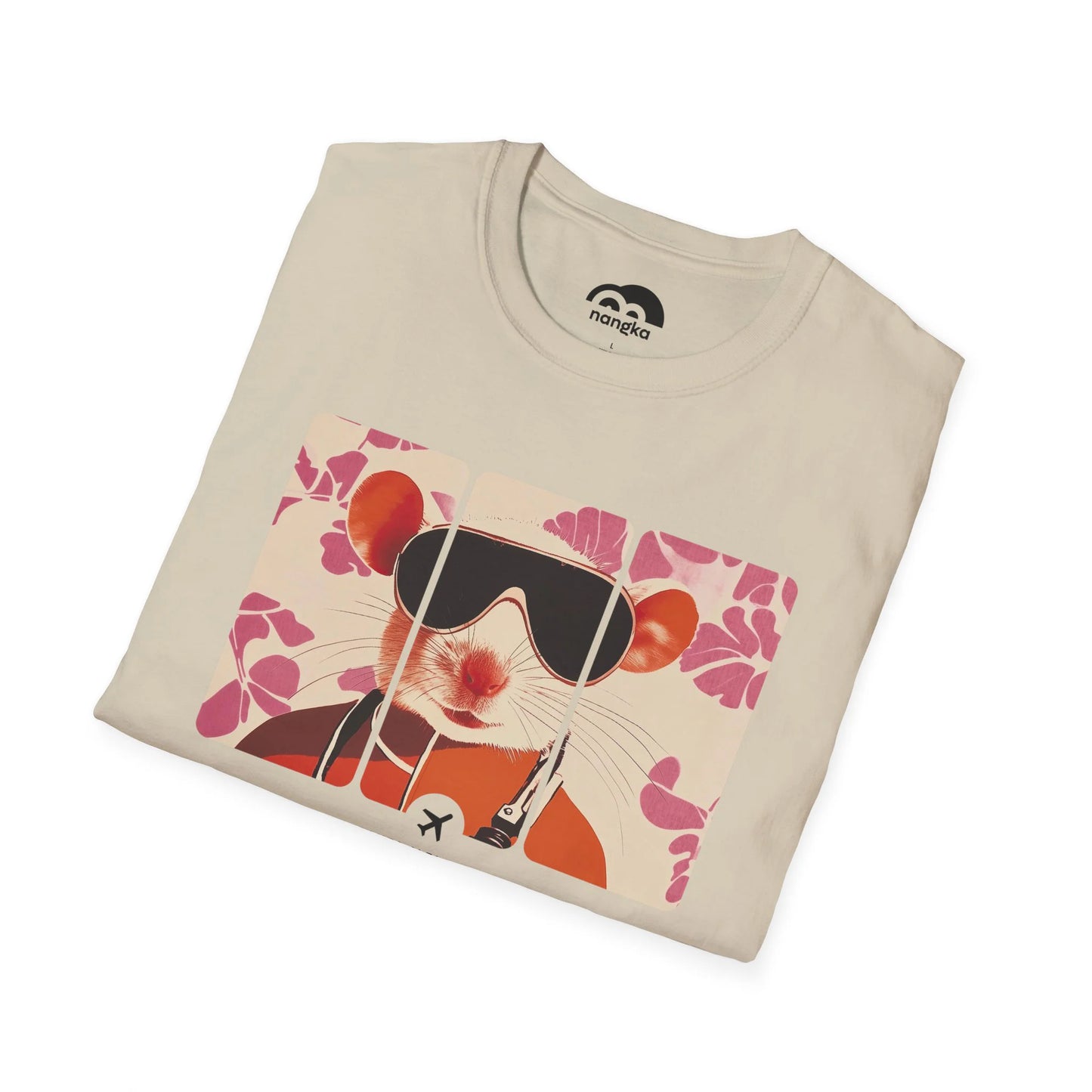 Rodent Altitude Training - Runway Rodent T-Shirt Sand Folded