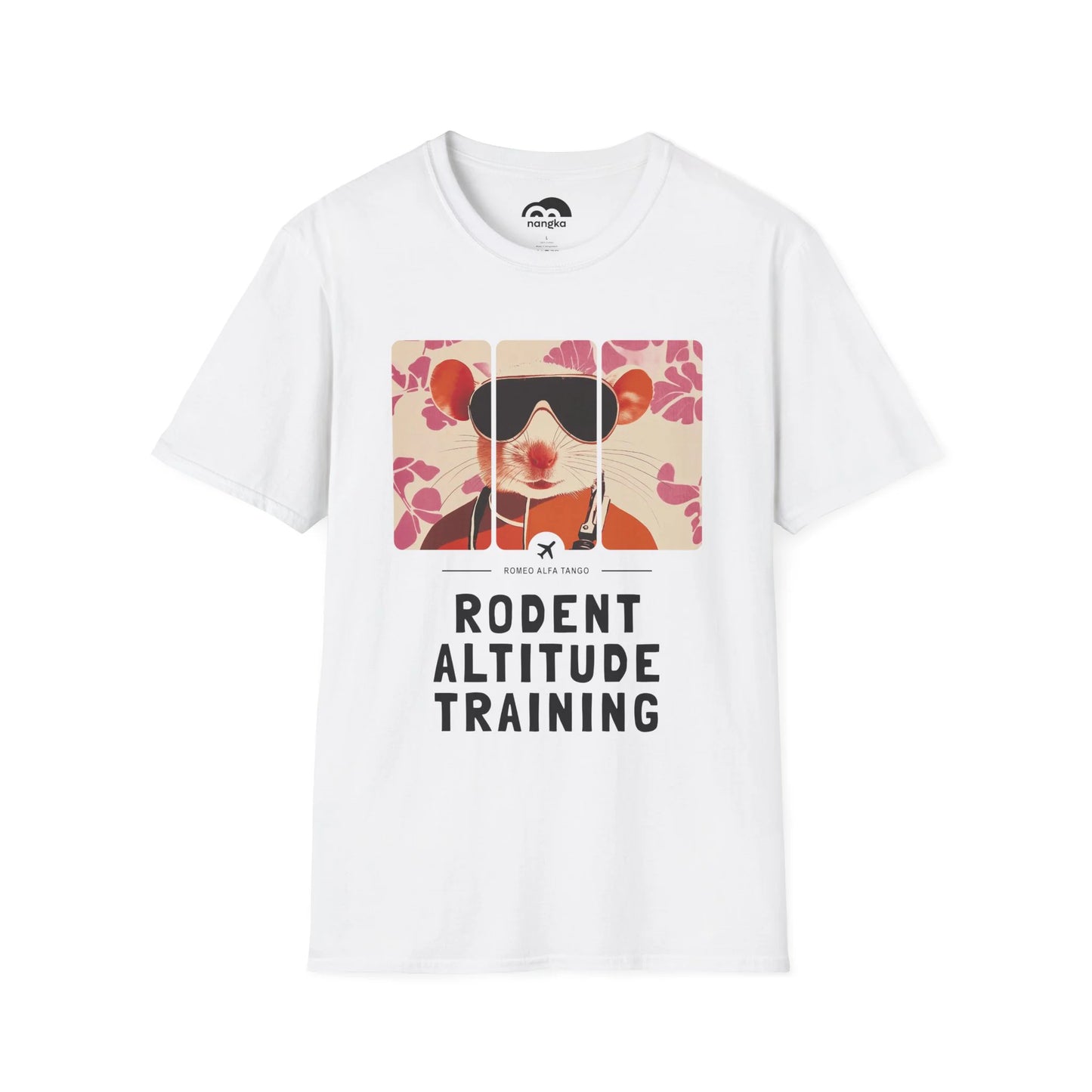 Rodent Altitude Training - Runway Rodent T-Shirt White Front