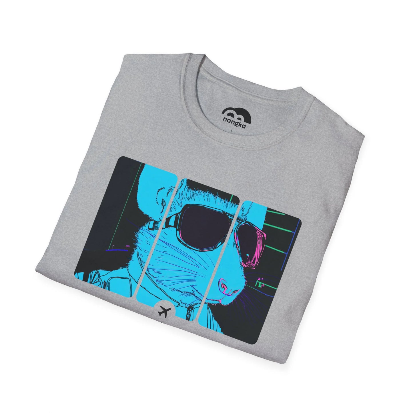 Rough Amateur Takeoff - Runway Rodent T-Shirt Sport Grey Folded