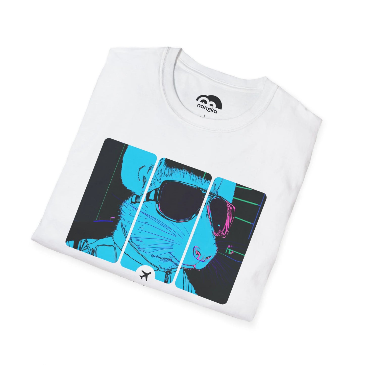 Rough Amateur Takeoff - Runway Rodent T-Shirt White Folded