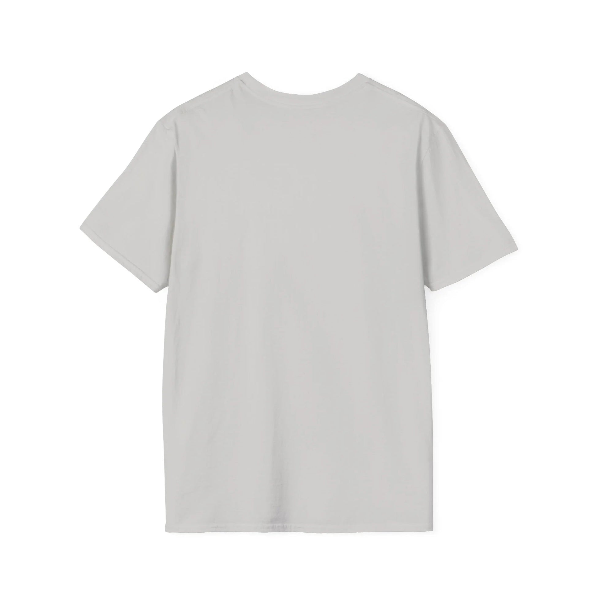 Cool Airborne Tail - Soaring Cat T-Shirt Ice Grey Back