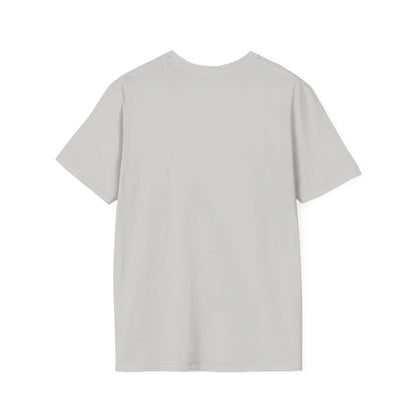 Cool Airborne Tail - Soaring Cat T-Shirt Ice Grey Back