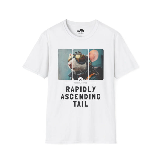 Rapidly Ascending Tail - Runway Rodent T-Shirt White Front