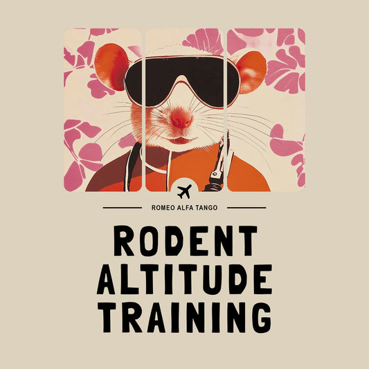 Rodent Altitude Training - Runway Rodent T-Shirt Sand Artwork
