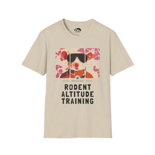 Rodent Altitude Training - Runway Rodent T-Shirt Sand Front