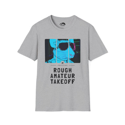 Rough Amateur Takeoff - Runway Rodent T-Shirt Sport Grey Front